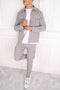 Premium Cargo Utility Jacket - Light Grey