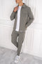 Premium Cargo Utility Jacket - Taupe