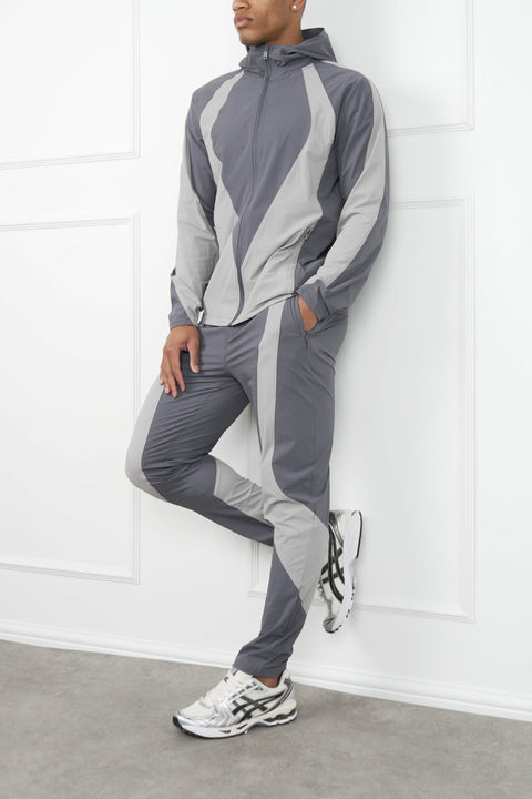 Premium Technical V2 Panelled Pants - Grey