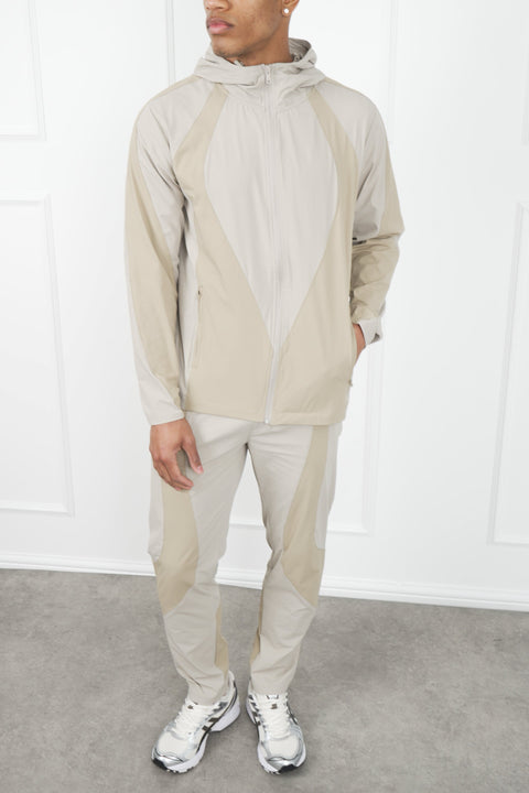 Premium Technical V2 Panelled Pants - Stone