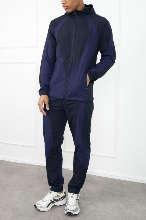 Premium Technical V2 Panelled Pants - Navy