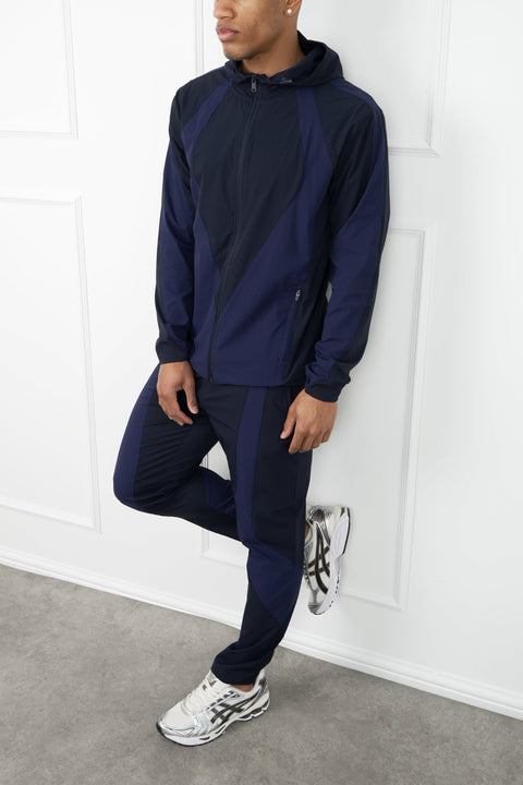 Premium Technical V2 Panelled Pants - Navy