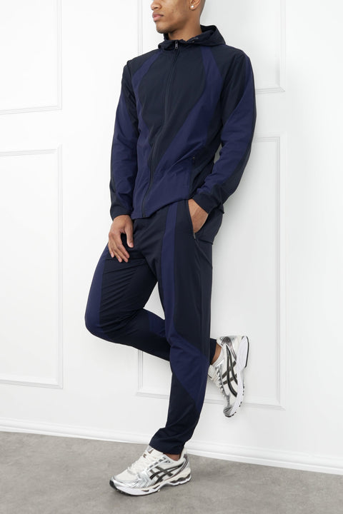 Premium Technical V2 Panelled Pants - Navy
