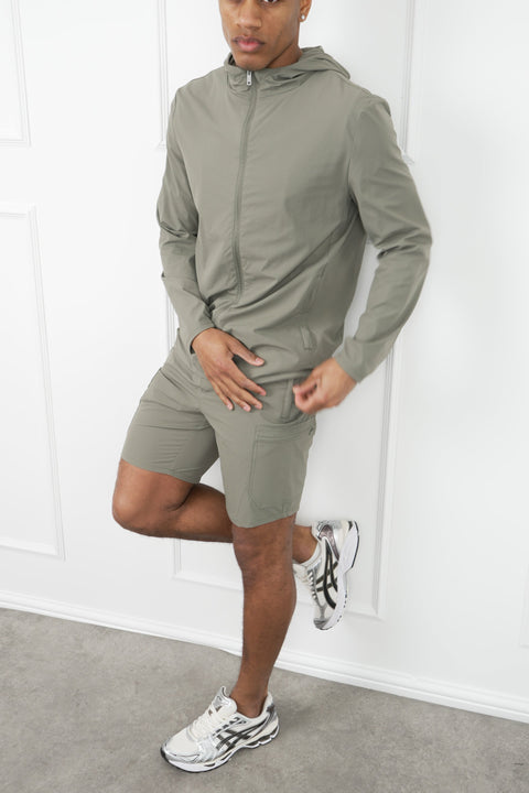 Premium Technical Shorts - Taupe
