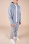 Premium Luxe Zip Up Hoody - Powder Blue