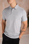 Premium Cotton Polo - Grey