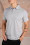Premium Cotton Polo - Grey
