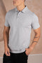 Premium Cotton Polo - Grey