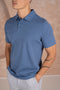 Premium Cotton Polo - Navy