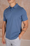 Premium Cotton Polo - Navy