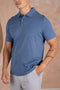 Premium Cotton Polo - Navy