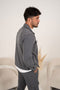 Premium Cargo Utility Jacket - Charcoal